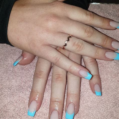 sky tip blue french tip 1.5